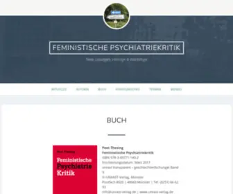 Feministischepsychiatriekritik.de(Feministische Psychiatriekritik) Screenshot