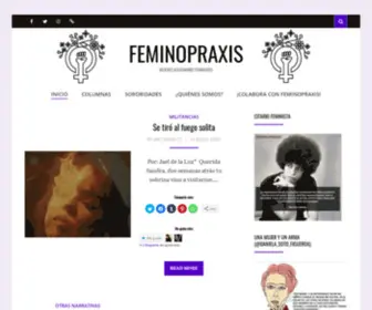 Feminopraxis.com(Mujeres Accionando Feminismos) Screenshot