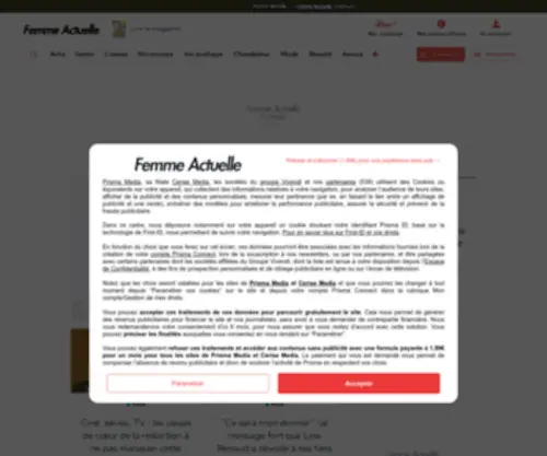 Femmeactuelle.fr(Femme Actuelle) Screenshot