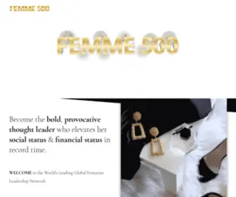 Femmeglobal500.com(FemmeThe) Screenshot