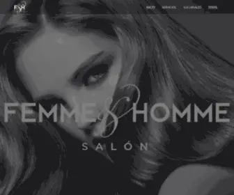 Femmehommesalon.com(Laravel) Screenshot