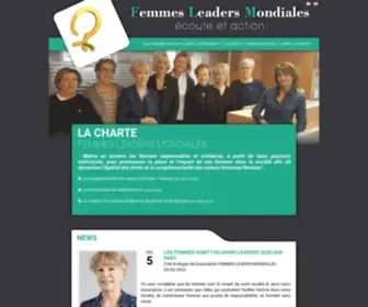 Femmesleaders.com(Femmes Leaders Mondiales) Screenshot