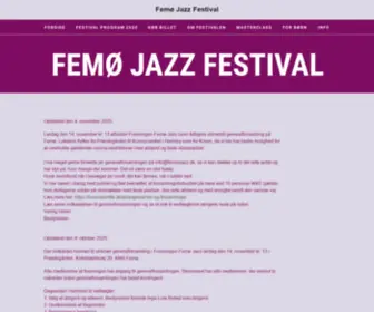 Femoejazz.dk(FORSIDE) Screenshot