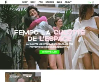 Fempo.co(Culotte Menstruelle et culotte de règles pour toutes) Screenshot