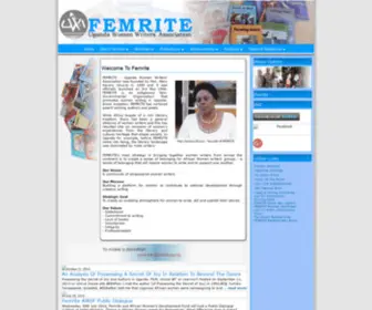 Femriteug.org(Uganda Women Writers Association) Screenshot
