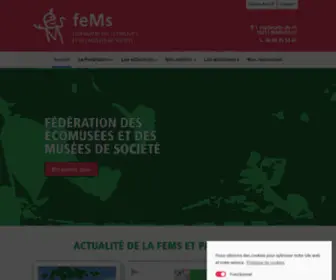 Fems.asso.fr(Fédération des écomusées et des musées de société) Screenshot
