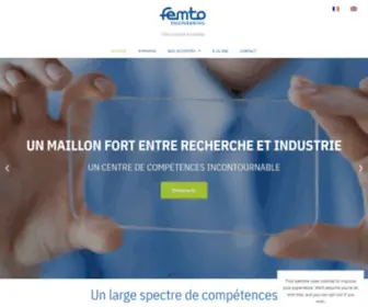 Femto-Engineering.fr(Femto Engineering) Screenshot