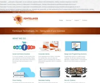 Femtolayer.com(A PHP Development Company Femtolayer Technologies) Screenshot