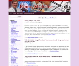 Femtomedicine.com(Femto Medicine) Screenshot