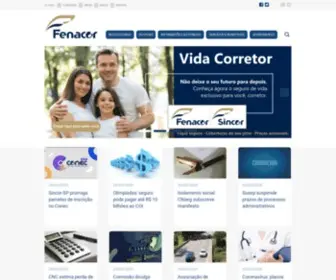 Fenacor.org.br(Home) Screenshot