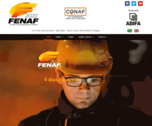 Fenaf.com.br(Feira Latino) Screenshot