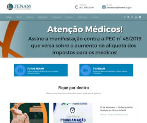 Fenam.org.br(Home V1) Screenshot