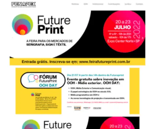 Fenapex.org.br(Federação Nacional de Publicidade Exterior) Screenshot
