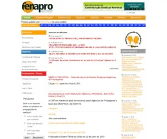Fenapro.org.br(Federação Nacional das Agências de Propaganda) Screenshot