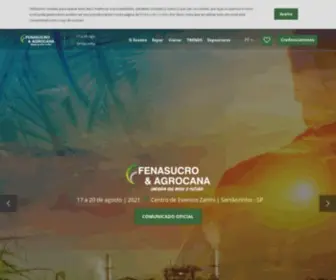 Fenasucro.com.br(Fenasucro) Screenshot