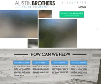 Fence4ATX.com(Austin Brothers Fence Company) Screenshot