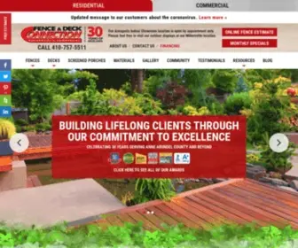 Fenceanddeckconnection.com(Fence & Deck Connection) Screenshot