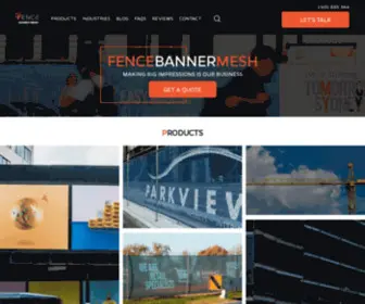 Fencebannermesh.com.au(Construction and Event Signange) Screenshot