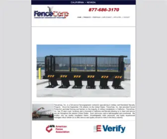 Fencecorp.us(FenceCorp, Inc) Screenshot