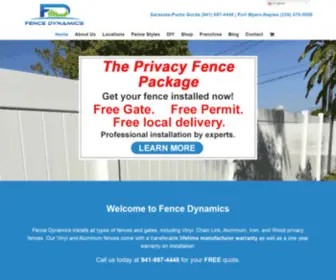 Fencedynamics.com(Fence Dynamics) Screenshot