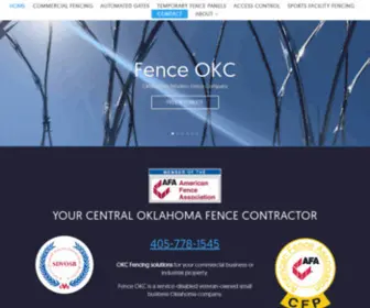 Fenceokc.com(Fence OKC) Screenshot
