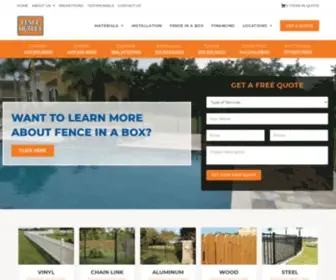 Fenceoutlet.com(Central Florida's Top Fence Company) Screenshot