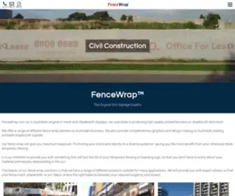 Fencewrap.com.au(#1 For Fence & Scaffold Signs) Screenshot