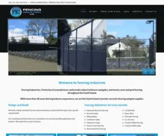 Fencingindustries.co.nz(Industrial Fencing Manufacturer & Installer Christchurch) Screenshot