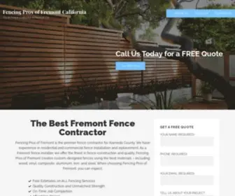 Fencingprosfremont.com(Fencing Pros of Fremont) Screenshot