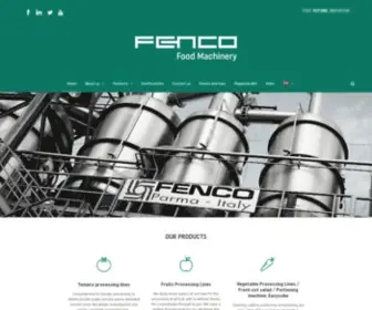 Fenco.it(Tomato processing equipment) Screenshot