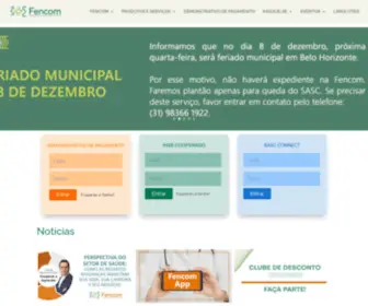 Fencom.coop.br(Federação Nacional das Cooperativas Médicas) Screenshot