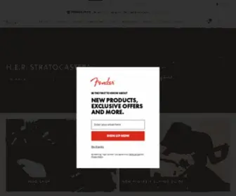 Fender.com.au Screenshot