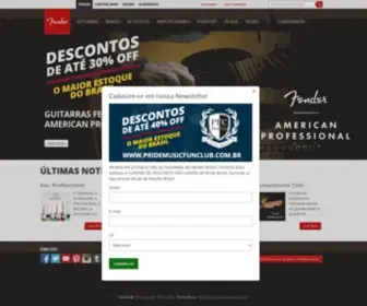 Fender.com.br(Site Oficial da Fender®) Screenshot