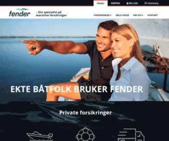 Fender.no(Fender Marine) Screenshot