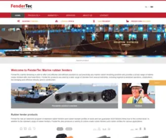 Fendertec.com(FenderTec marine fendering) Screenshot