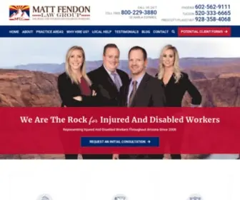 Fendonlaw.net(Arizona Workers' Compensation Attorney) Screenshot