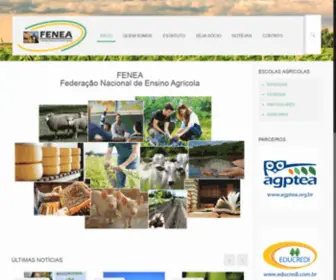 Fenea.org.br(Federação Nacional de Ensino Agrícola) Screenshot