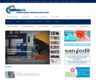 Fenealuil.it(Federazione Nazionale Lavoratori Edili Affini e del Legno) Screenshot