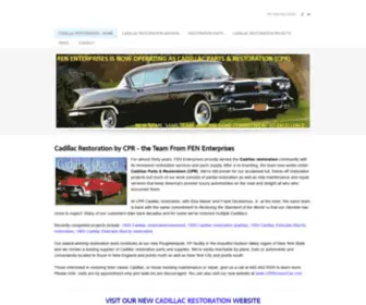 Fenenterprises.com(Cadillac Restoration by Cadillac Parts & Restoration) Screenshot