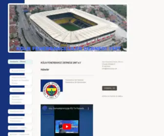 Fenerbahce.de(Fenerbahçe Derneği Köln Derneği) Screenshot