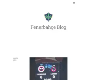 Fenerbahceblog.com(Fenerbahçe) Screenshot