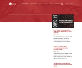 Fenestrationcanada.ca(Fenestration Canada) Screenshot