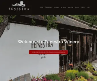 Fenestrawinery.com(Fenestra Winery) Screenshot