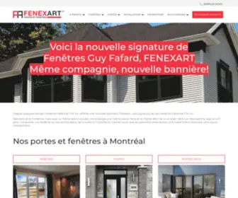 Fenetresguyfafard.com(Portes et fenêtres à Montréal) Screenshot