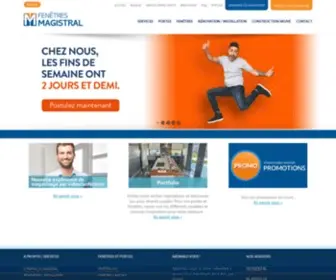 Fenetresmagistral.com(Portes fenêtres Montréal rive) Screenshot