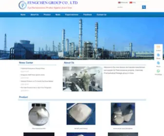 Fengchengroup.com(Pharmaceutical Api) Screenshot