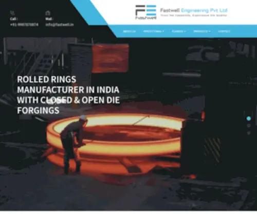 Fengg.in(Stainless Steel Forgings and Rolled Rings manufacturer in India) Screenshot