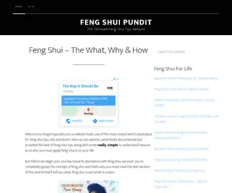 Fengshuipundit.com(Feng Shui) Screenshot