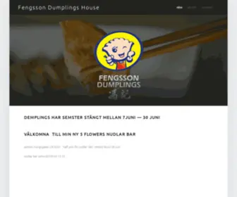 Fengssondumplingshouse.se(Fengsson Dumplings House) Screenshot