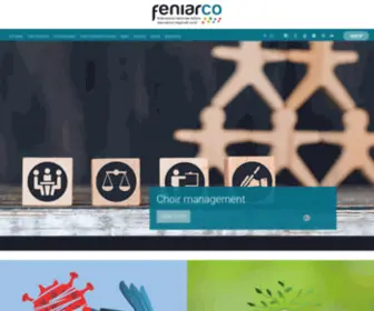 Feniarco.it(Sito ufficiale di FENIARCO) Screenshot